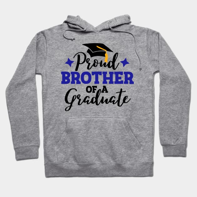 proud brother of a graduate; senior; school; student; graduating; graduation; party; event; family; proud; brother; proud brother; graduation hat; class of; class of 2024; Hoodie by Be my good time